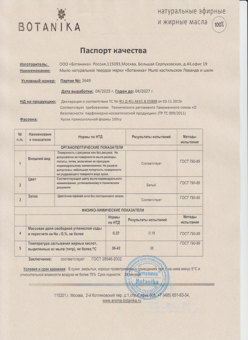 Паспорт №042025